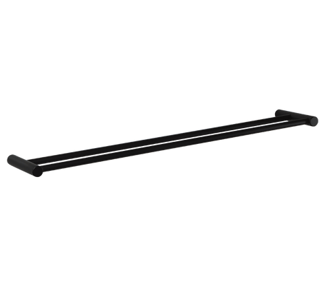 Blutide Double Towel Rail – Black - 600mm | Sage Accessories