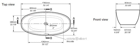 Victoria + Albert Barcelona Freestanding Bath