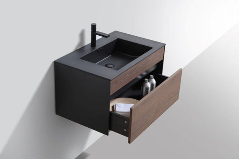 Gio Simplicity 800 vanity & Charcoal Basin