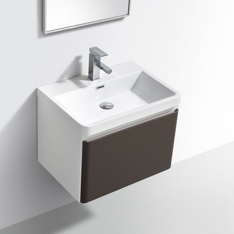 Clearcube milan 600 single drawer cabinet 600x420x400 plus basin