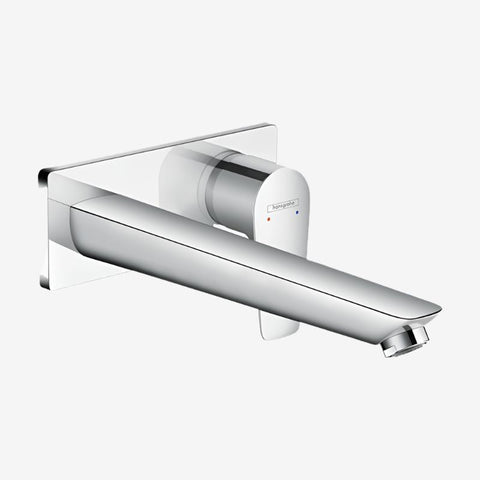 Hansgrohe Talis E single lever basin mixer wall type with long spout