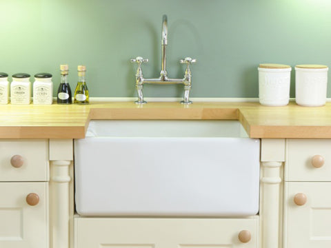Victoria Albert Shaws Sink Belthorn White