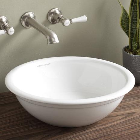 Victoria + Albert Drayton 400x400x125mm round countertop basin
