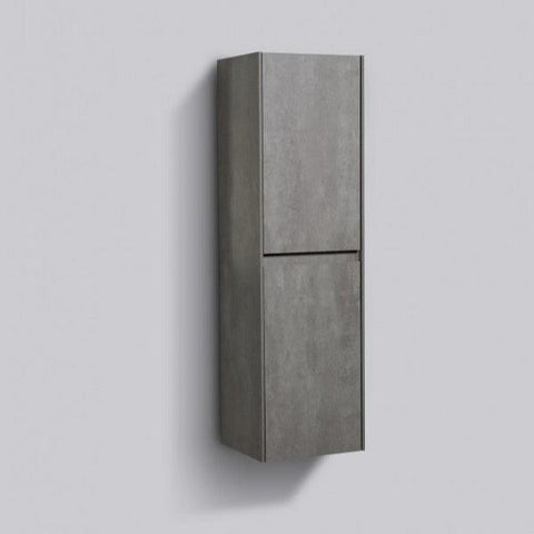 Clear Cube Enzo Side cabinet 1200 concrete with two doors.