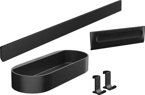 Hansgrohe WallStoris Shower bundle Matt Black