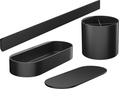 Hansgrohe WallStoris Bathroom bundle Matt Black