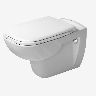 Duravit D-Code wall mount pan with soft close seat&cover