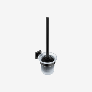 Bathroom Butler Matt Black Toilet Brush + Holder