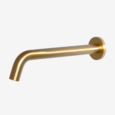 BluTide Wall Spout 250mm Brushed Brass