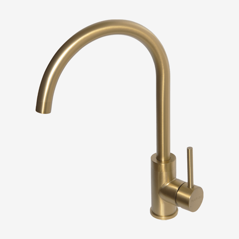 Blutide Neo Brushed Brass single hole sink mixer