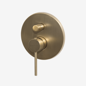 Blutide Neo Brushed brass concealed diverter mixer