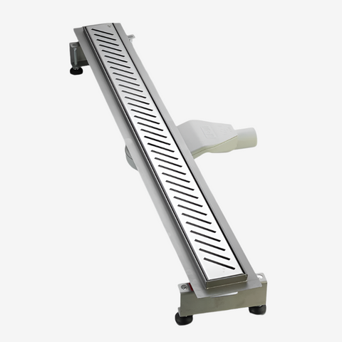 Gio ladder 900 polished shower channel