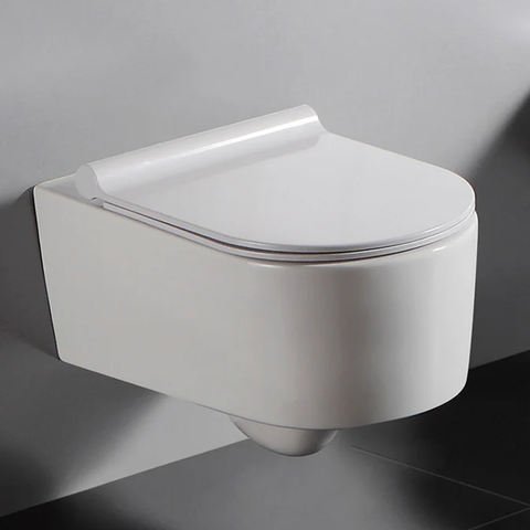 Bathco Elba Wall hung rimless +soft close seat