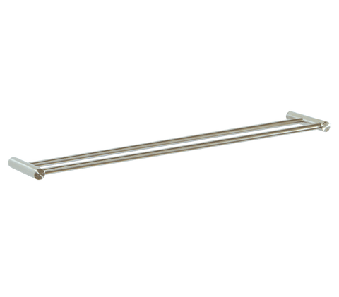 Blutide Double Towel Rail – Brushed Stainless Steel - 600mm | Sage Accessories