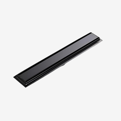 Gio matte black shower channel