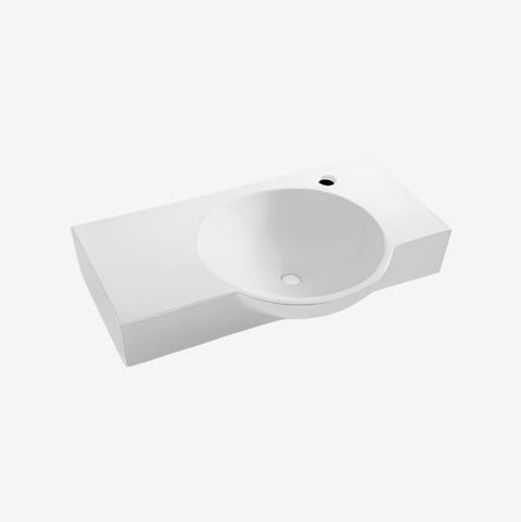 Bathco Venezia counter top basin 740x347x120mm