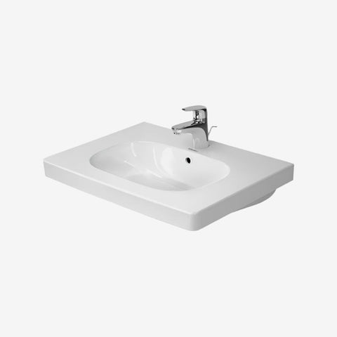 Duravit D-Code 650x480mm one taphole furniture washbasin