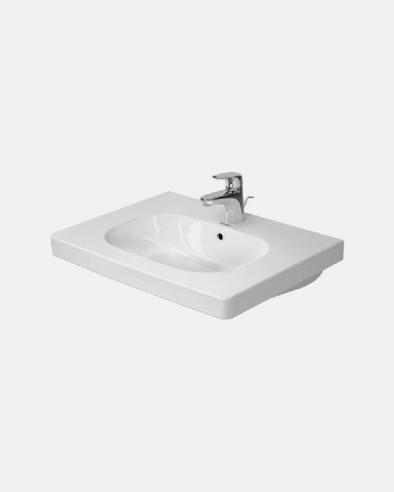 Duravit D-Code 650x480mm one taphole furniture washbasin