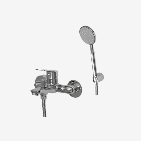 Blutide Spring tide single lever bath diverter mixer wall type with handshower