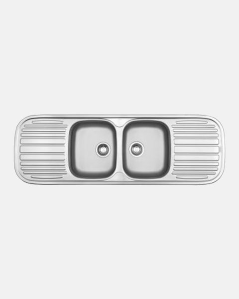 Franke 1500x500 quinline QLX622 double center bowl