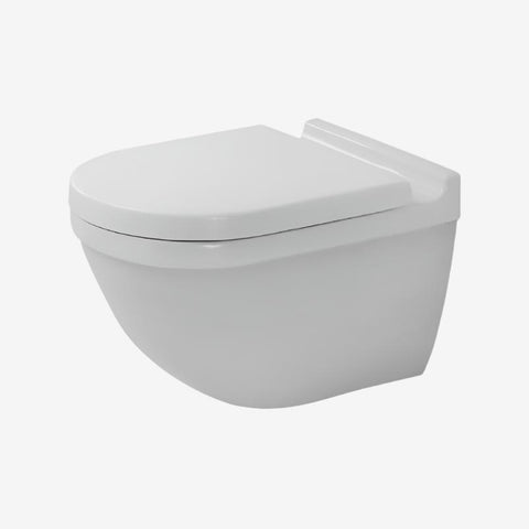 duravit stark 3 rimless wall mounted pan only duo fix