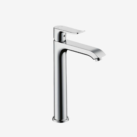 Hansgrohe Metris 200 single lever raised basin mixer without pop-up waste