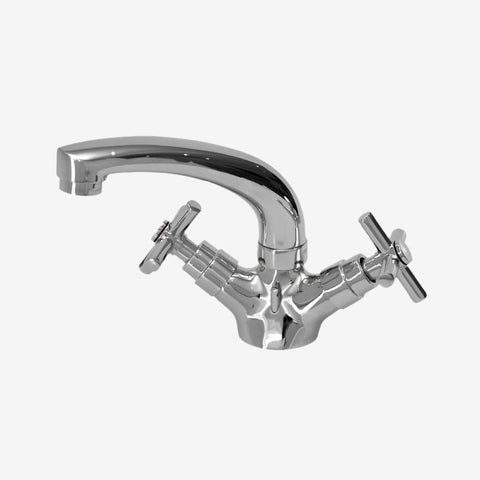 Blutide neap-tide basin mixer swivel spout