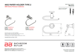 Bathroom Butler 4600 Paper Holder Type II