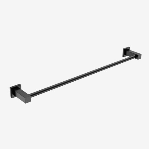 Bathroom Butler Matt Black Single Towel Rail 430mm