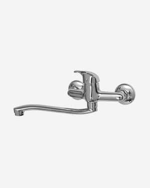 Blutide Mixed tide single lever wall type sink mixer with long S-connection