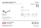 Bathroom Butler 4800 Paper Holder Type I