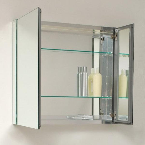 Gio Mirror Cabinet 880X660X127 - Aluminium