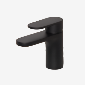 Blutide Bay black standard basin mixer black