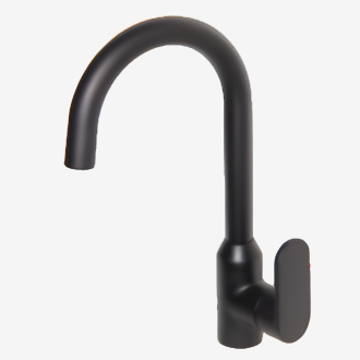 Blutide Bay black one hole sink mixer black