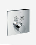 Hansgrohe showerselect thermostatic mixer for 2 funtion finish-set