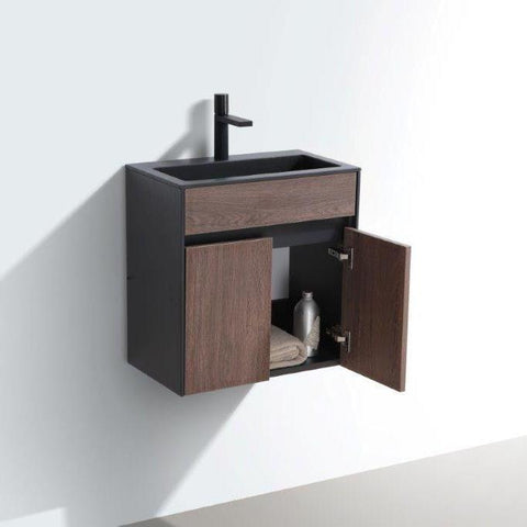 Gio Simplicity 550 cabinet & charcoal basin