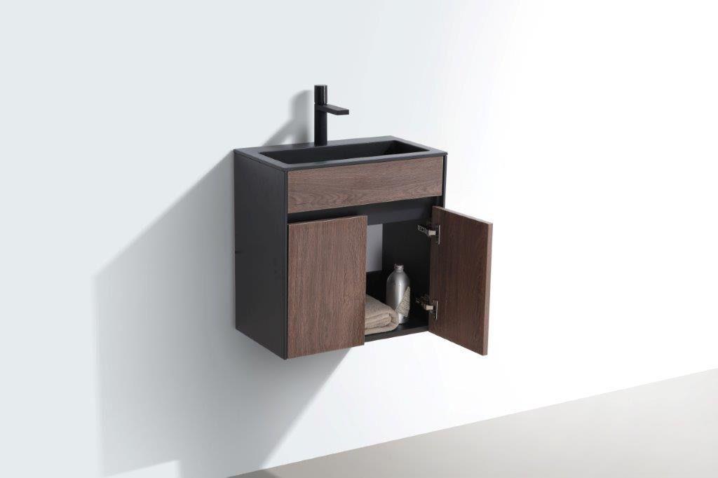 Gio Simplicity 550 cabinet & charcoal basin