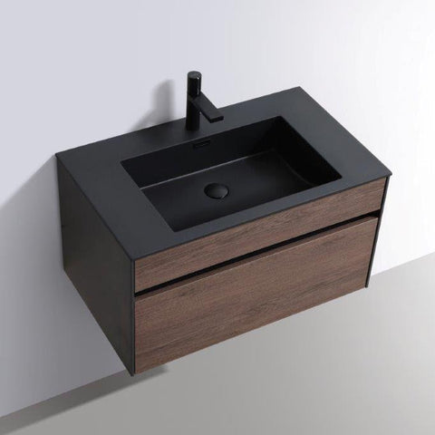 Gio Simplicity 800 vanity & Charcoal Basin