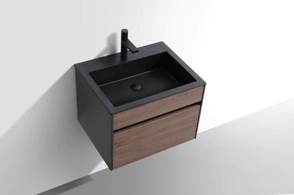 Gio Simplicity 600 cabinet & charcoal basin