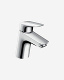 Hansgrohe Logis square 70 single lever basin mixer without waste