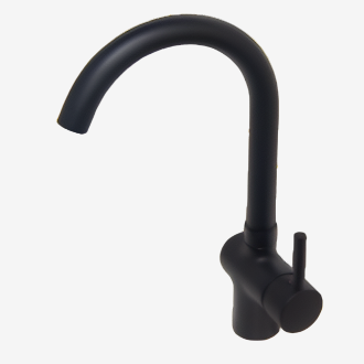 Blutide Moon black single hole sink mixer