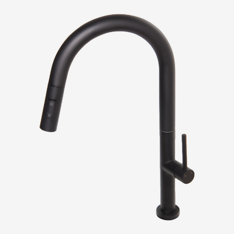 Blutide Neo black sink mixer pull out