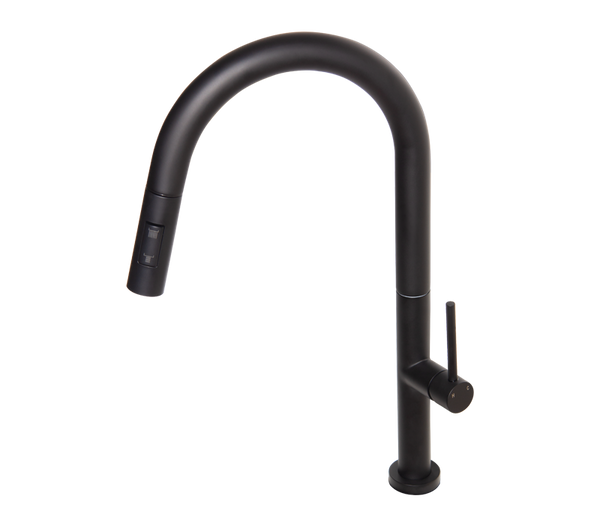 Blutide Neo black sink mixer pull out