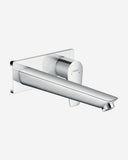 Hansgrohe Talis E single lever basin mixer wall type with long spout