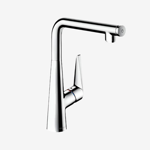 Hansgrohe Talis S 300 select single lever sink mixer with swivel spout