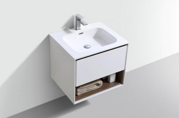 Gio Versace 600 cabinet and basin - White