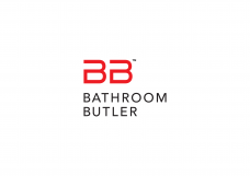 Bathroom Butler Matt Black Toilet Brush + Holder